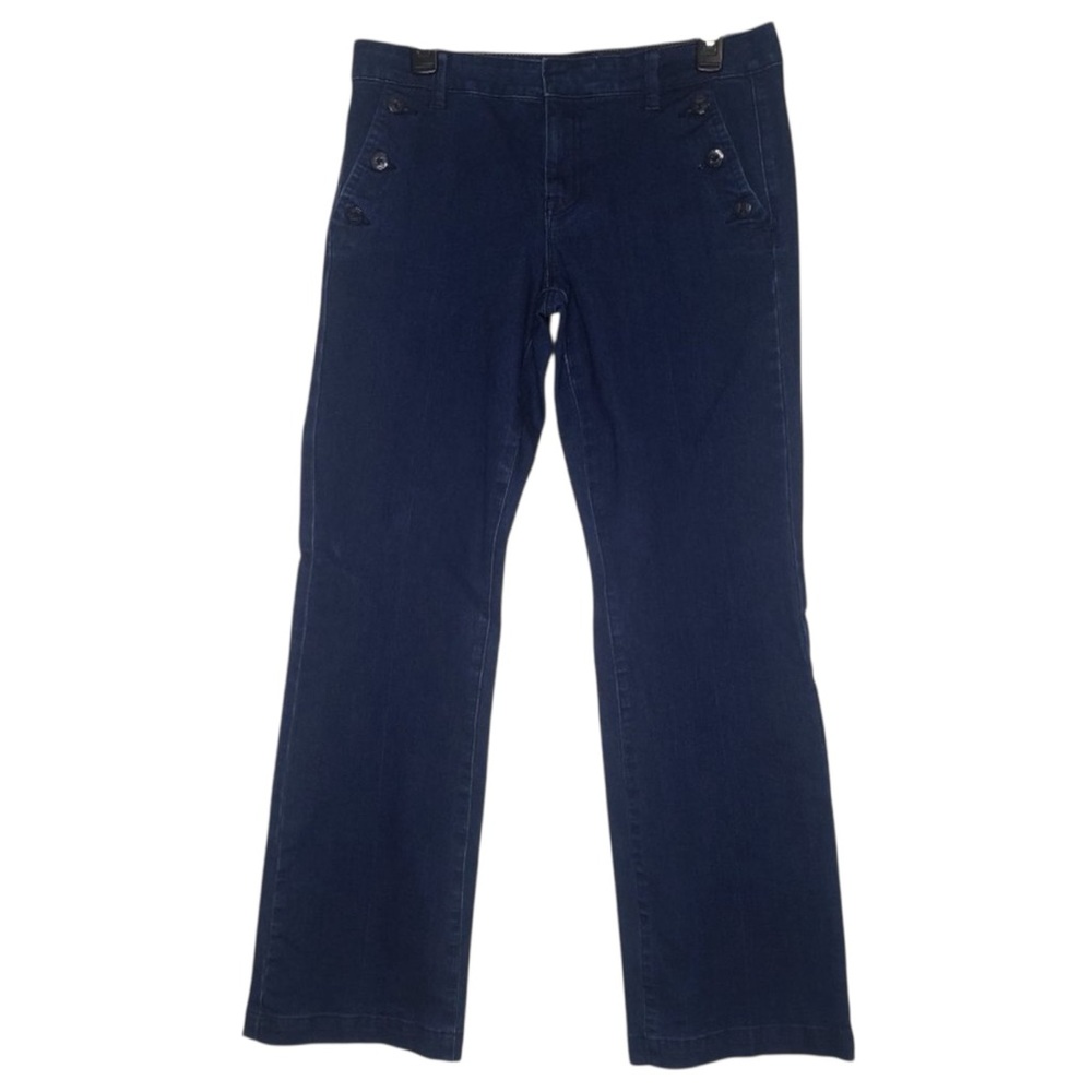 Tommy Hilfiger Women’s Blue Button Pocket Trouser Jeans Size 8 - Picture 3 of 16